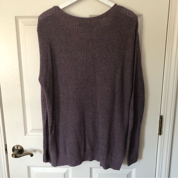 AE Muted Purple Sweater - Picture 3 of 5